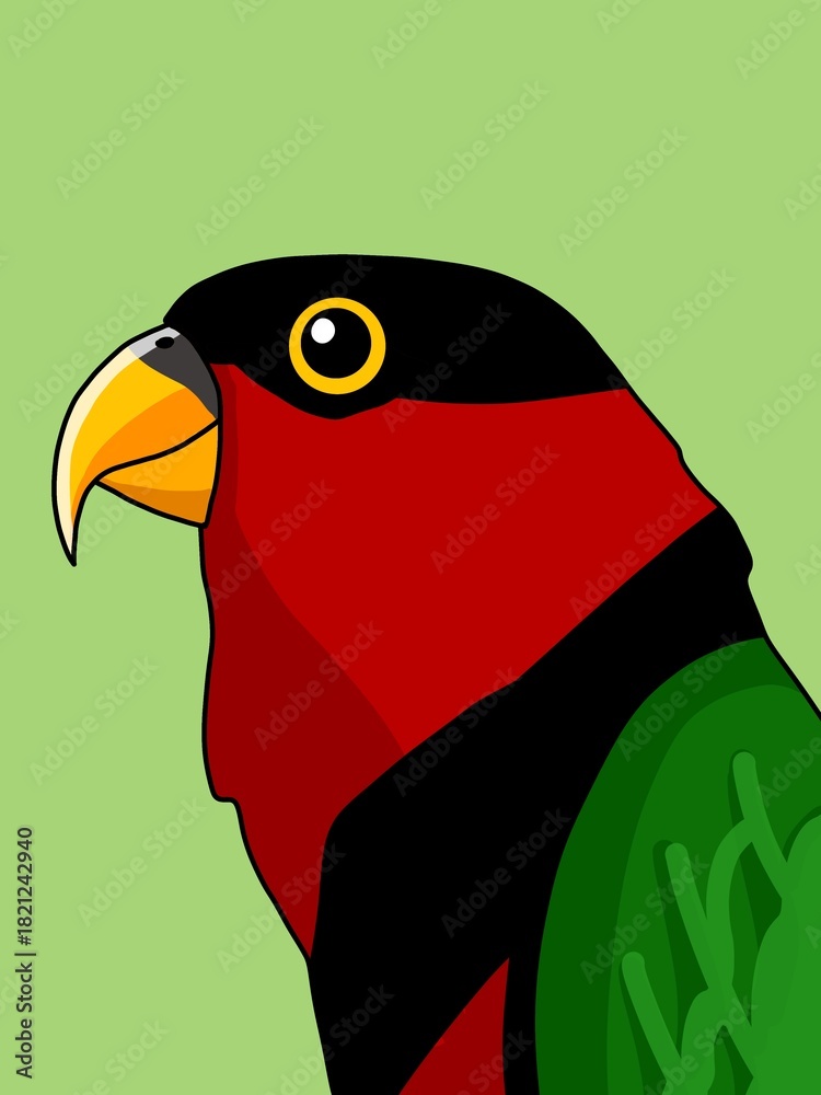 Obraz premium Parrot illustration 