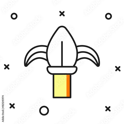 Filled outline Classic iron fence with metal pillars icon isolated on white background. Ancient wrought iron fence. Flat filled outline style with shadow. Vector