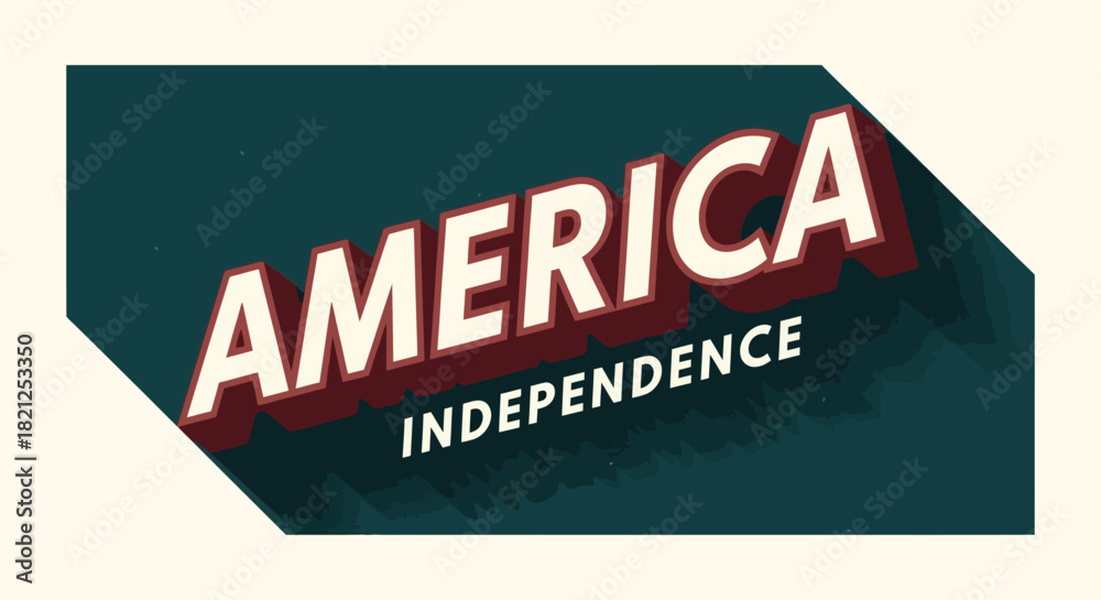 Obraz premium America Independence A patriotic design celebrating the spirit of freedom and national pride