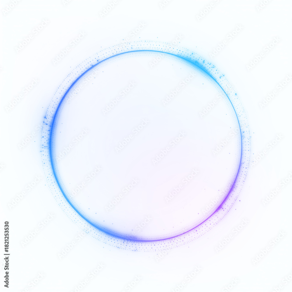 Fototapeta premium Futuristic glowing cyan energy sphere with neon particle streams and smooth reflections — abstract 3D orb for sci‑fi banners, digital posters and motion graphics.