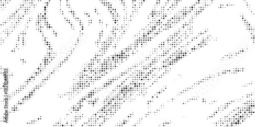 Spotted abstract background halftone wave effect