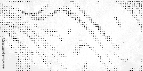 Spotted abstract background halftone wave effect