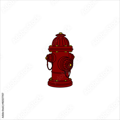 hydrant hand drawn illustration artwork
