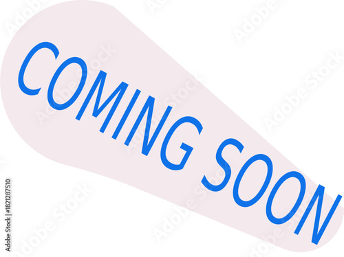 Coming soon icons. Coming soon text font calligraphy hand written lettering script red sign symbol white retail coming soon design sale business banner. Red banner vector coming soon.