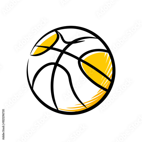 vector clip art basketball for web and graphic design