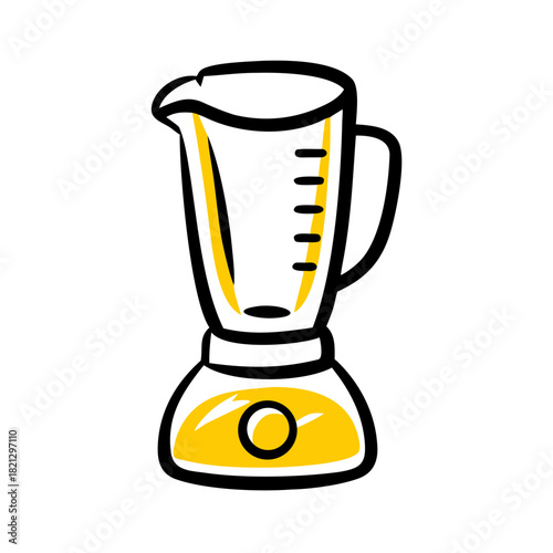 vector clip art blender on white background for web and graphic design