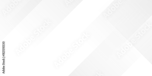 White abstract background with line pattern, banner design. Vector 16:9