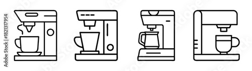 Explore different coffee maker machine styles for your home and office brewing needs today now