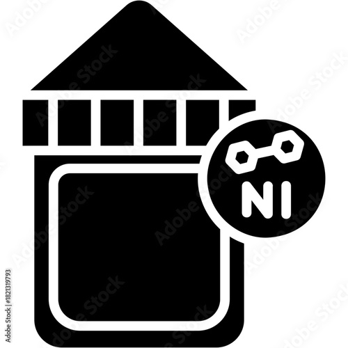 Nicotine Bottle Icon