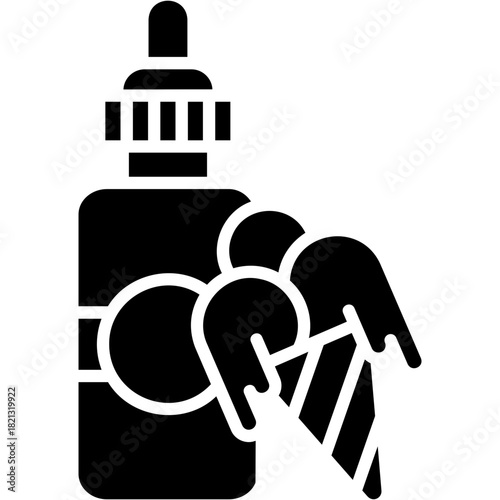 Liquid Ice Cream Flavour Icon