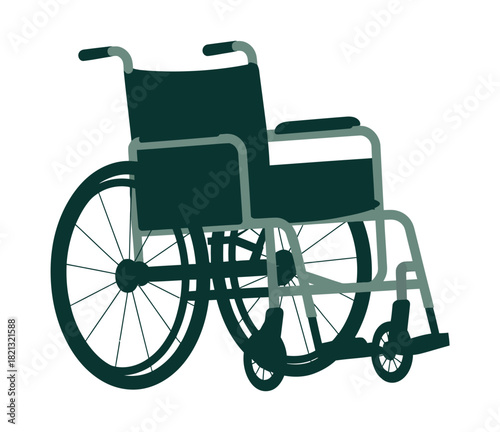 A wheelchair is a chair with wheels, used by people who are unable to walk or have difficulty walking.