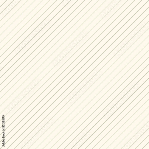 Elegant light olive green diagonal stripe seamless pattern on an off-white backdrop, ideal for contemporary branding, packaging, and interior design projects.
