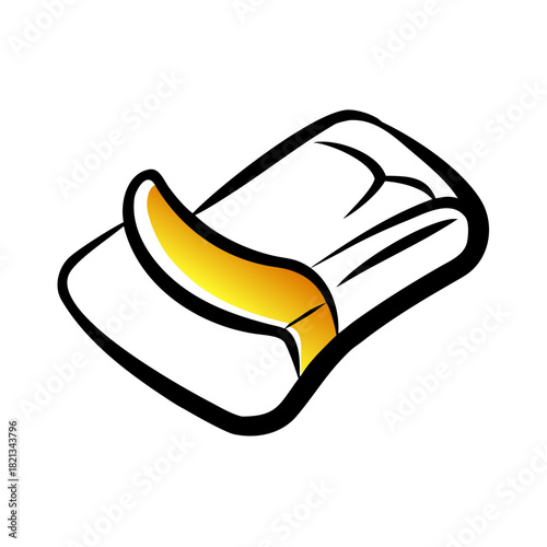 vector clip art eraser on white background for web and graphic design