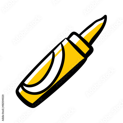 vector clip art eyeliner on white background for web and graphic design