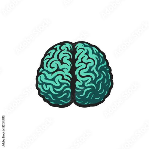 Human top side view icon logo flat vector design