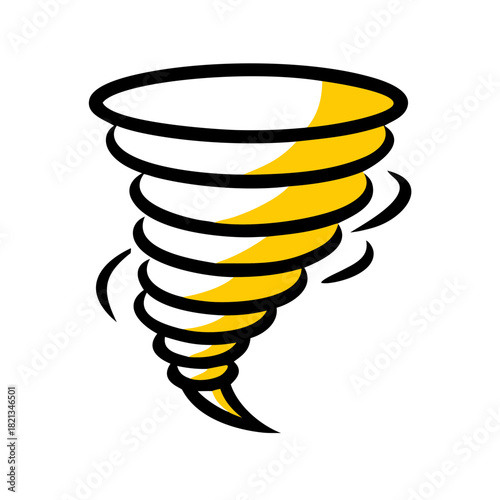 vector clip art hurricane spiral for web and graphic design