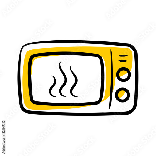 vector clip art microwave for web and graphic design