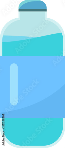 Vector illustration of water bottle