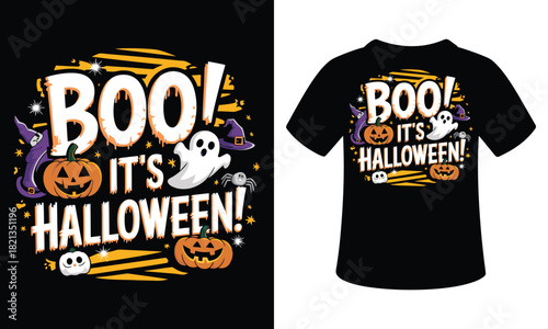 Its My Boo Day vector illustration tshirt  design