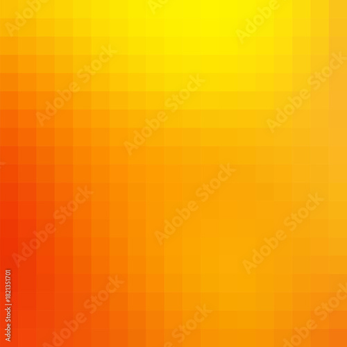Yellow pixel background. Presentation template in polygonal style. eps 10