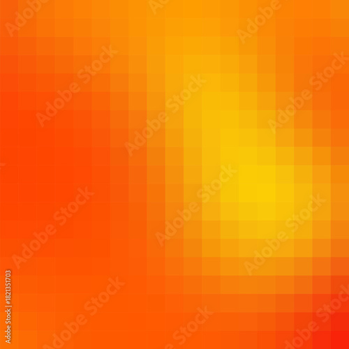 Yellow pixel background. Geometric abstract illustration. eps 10