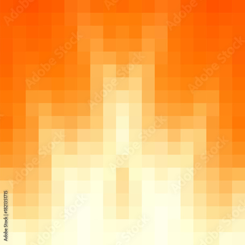 Abstract vector background. Sample. Orange pixel. eps 10
