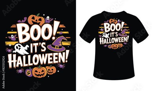 Its My Boo Day vector illustration tshirt  design