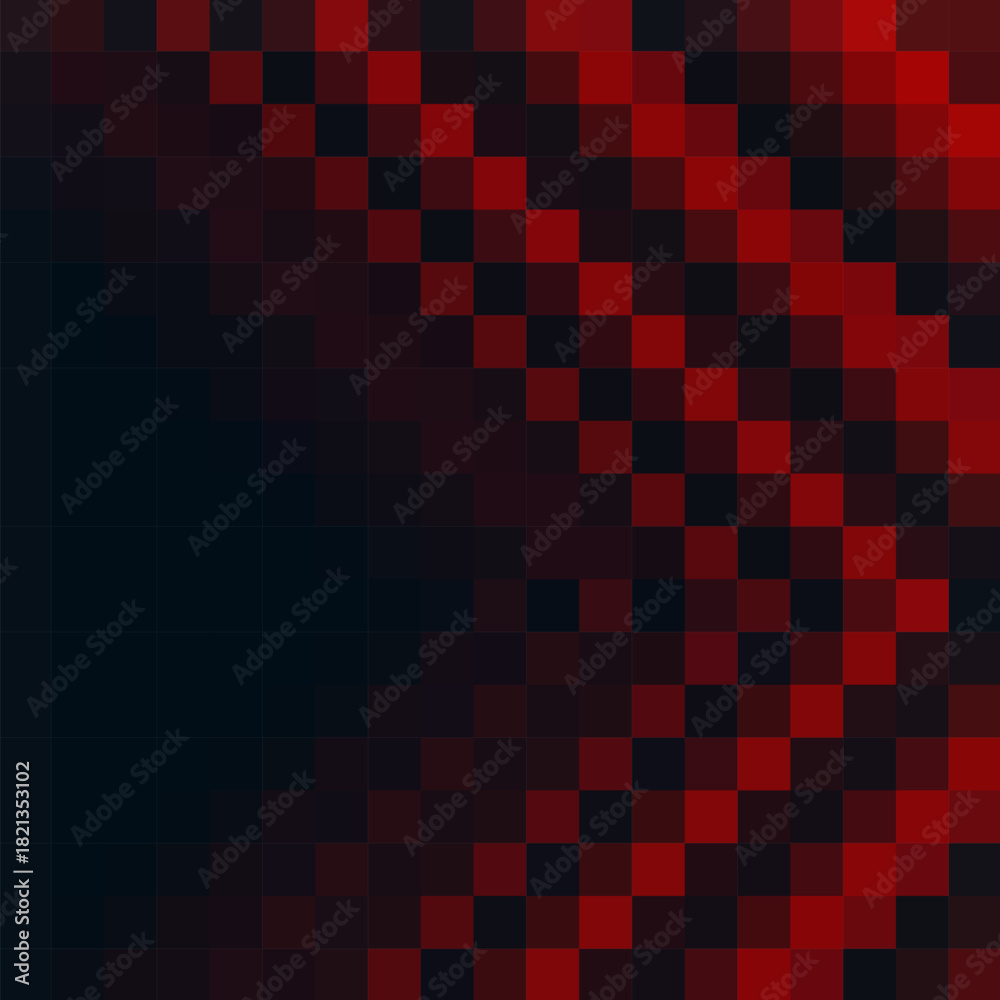 Fototapeta premium Abstract background from black and red pixel. polygonal style. Geometric background. eps 10