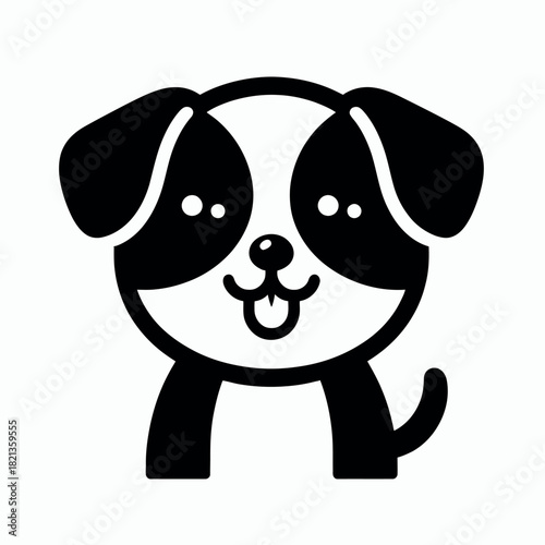 Cute Puppy Silhouette Design for Pet and Animal themed Products