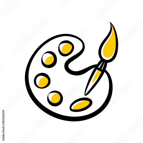 vector clip art frying pan for web and graphic design