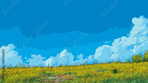 Grassland illustration