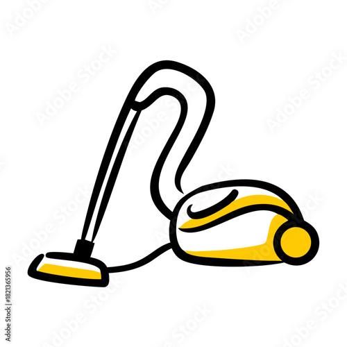 vector clip art vacuum cleaner for web and graphic design