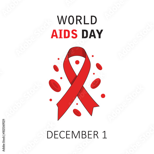 vector world AIDS day