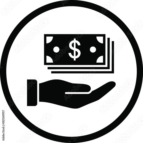 Gain financial prosperity earning more money with funds held in your open hand for wealth growth