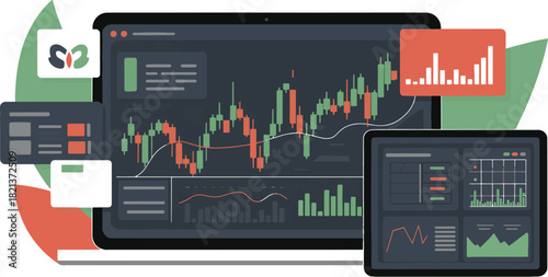 Financial Trading and Investment Analysis with Digital Charts