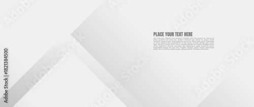 Elegant abstract background with white and gray geometric elements and gradient effects, offering a clean, professional aesthetic for modern designs and presentations.