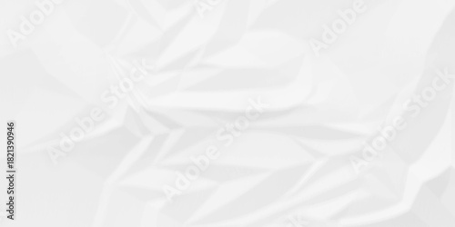 Creased cardboard blank white canvas old paper crumple texture wrinkle parchment empty letter texture.	