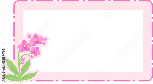 Floral Frame Flower Border