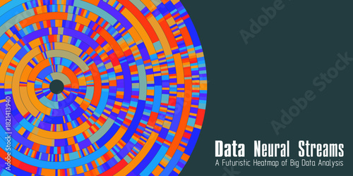 Round DNA Big Data Sequence Graph. Gen Sequence test sample circular background. Medical technology and genetic science chart. Biotechnology chart