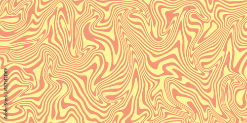 Waves in a Psychedelic Smooth Pattern, Vector Groovy Vibe Backgrounds with Lines .marble texture background floor decorative stone interior stone . flowing colorful liquid. abstract liquid background.