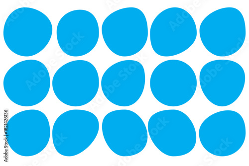 Blobs icon. Rock black icons. Drops or stone silhouettes. Vector set of black blobs . Organic blob shapes collection 