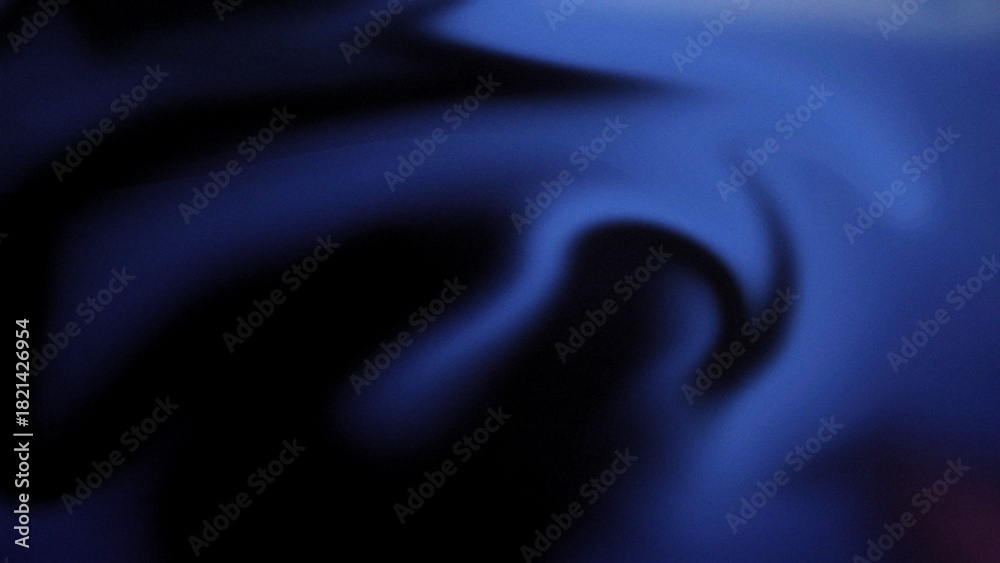 Obraz premium Celestial Swirl: An abstract composition of deep blues and blacks, evoking a sense of mystery and cosmic beauty.