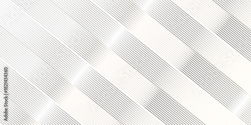 Seamless oblique, stripe diagonal vector stylish wave grid thin technology grayscale fabric line texture pattern. geometric fabric stripe line black and gray gradient beautiful repeat design.	