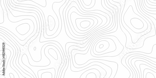 Abstract minimal pattern discovery vector topo map creative design. White wave grid stripe line map topography. vector geographic contour mounted map background.	