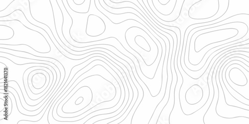 Abstract minimal pattern discovery vector topo map creative design. White wave grid stripe line map topography. vector geographic contour mounted map background.	