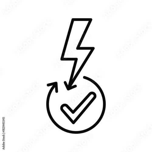 Jump Rope Fitness Exercise Outline Icon