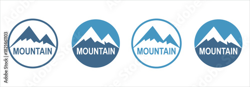 Explore the rugged beauty with these versatile mountain logo designs, perfect for outdoor brands seeking a simple yet powerful identity.