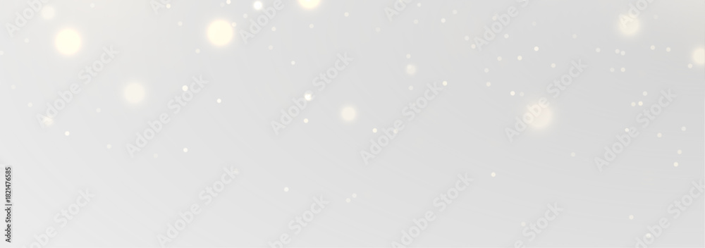 Fototapeta premium Golden festive light effect with sparkling particles, magical glow dust and luxury Christmas illustration