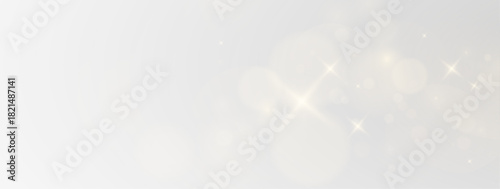 Luxury Christmas light effect with glittering gold particles, magical dust and festive glow png