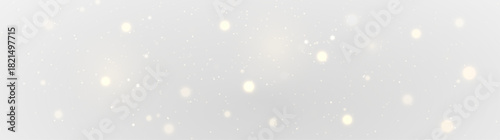 Golden Christmas Sparkle Light Effect PNG